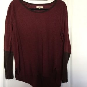 Madewell Two Tone Sleeve Shirt